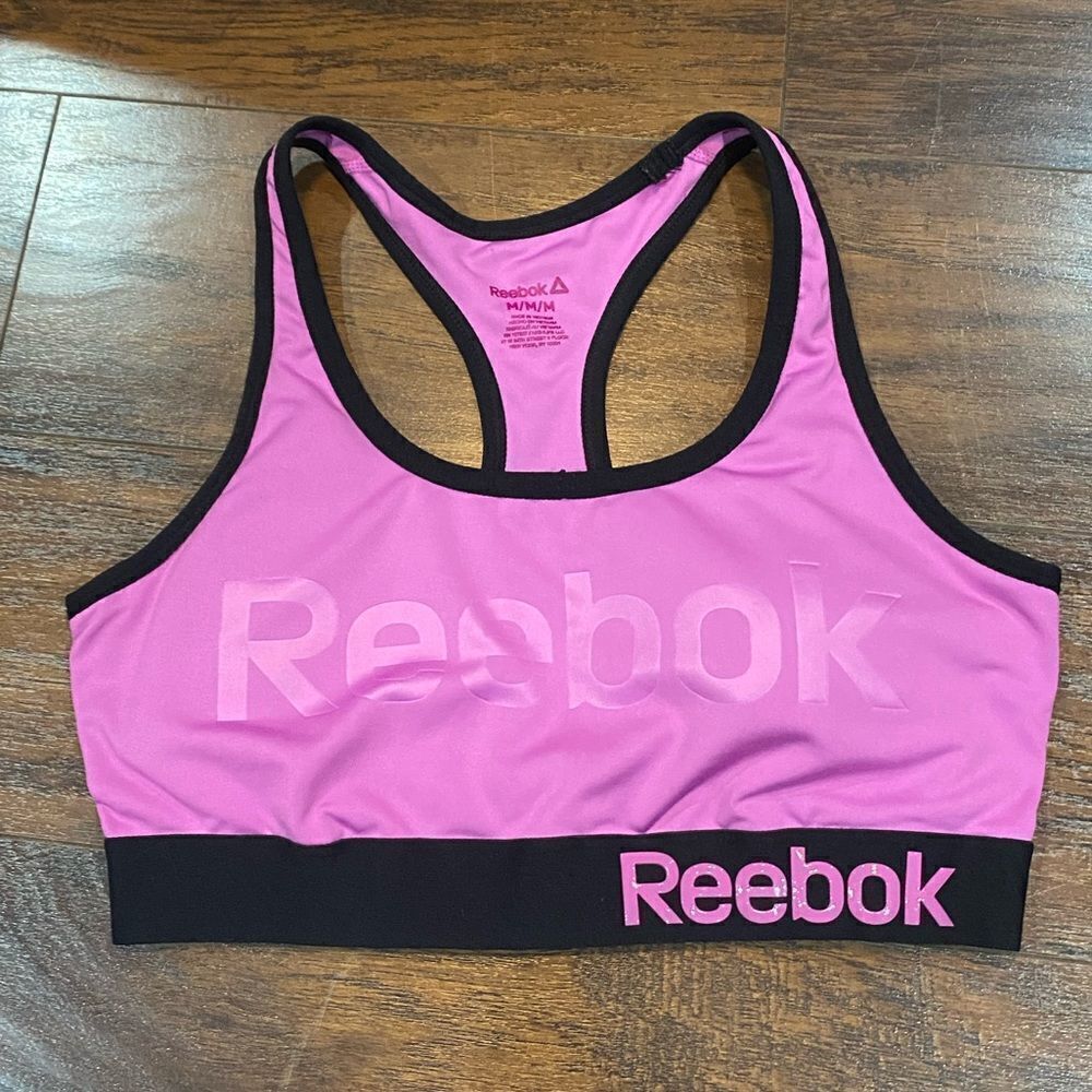 Reebok Pink Sports bra Medium